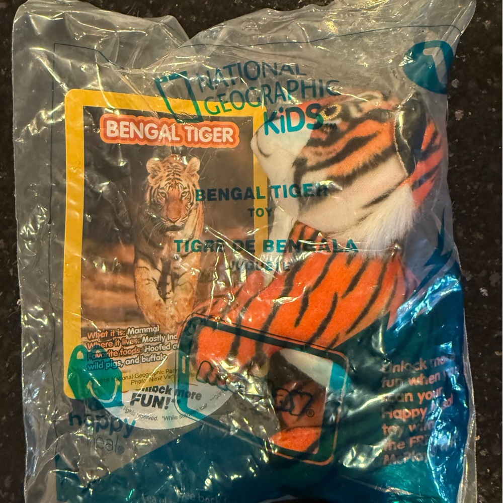 McDonald's National Geographic Kids Tiger Toy - Happy Meal